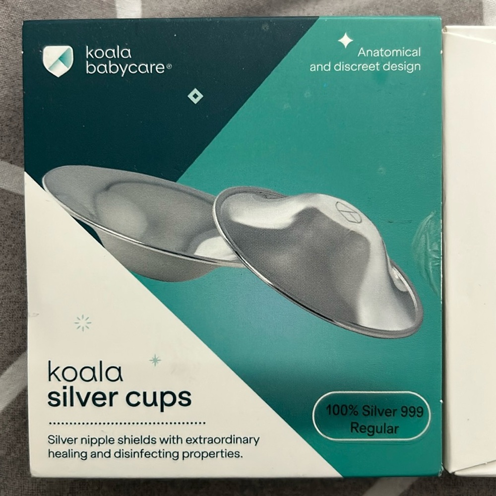 Koala silver Nursing cups